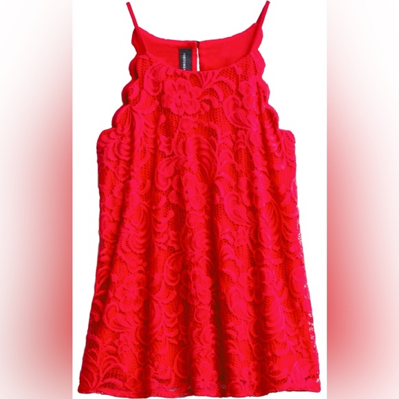 Red lace Fortune and Ivy top - Picture 9 of 9